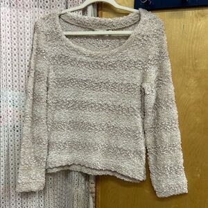 True Grit Soft Cream Scoop Neck Sweater